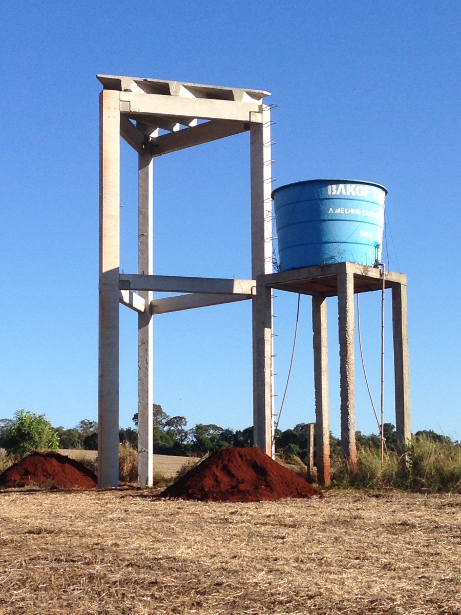 Estrutura para caixa d água Concretap Pré Moldados